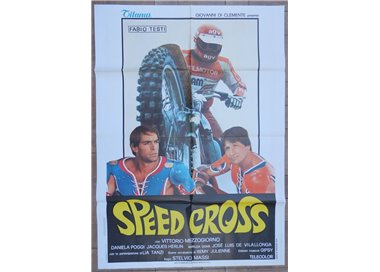 SPEED CROSS Manifesto cinematografico originale 2F
