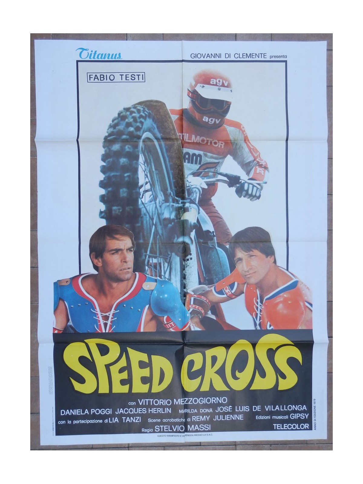 SPEED CROSS Manifesto cinematografico originale 2F