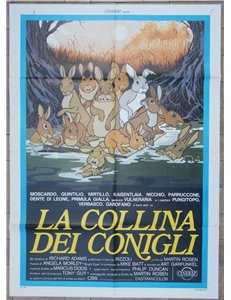 LA COLLINA DEI CONIGLI Manifesto cinematografico originale 2F