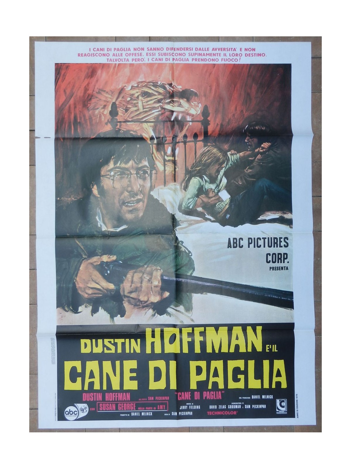 STRAW DOGS Original movie poster 2F a