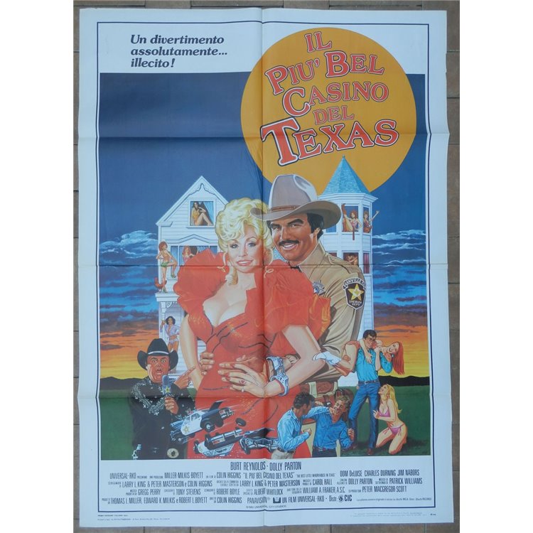 THE BEST CASINO IN TEXAS Original Movie Poster 2F