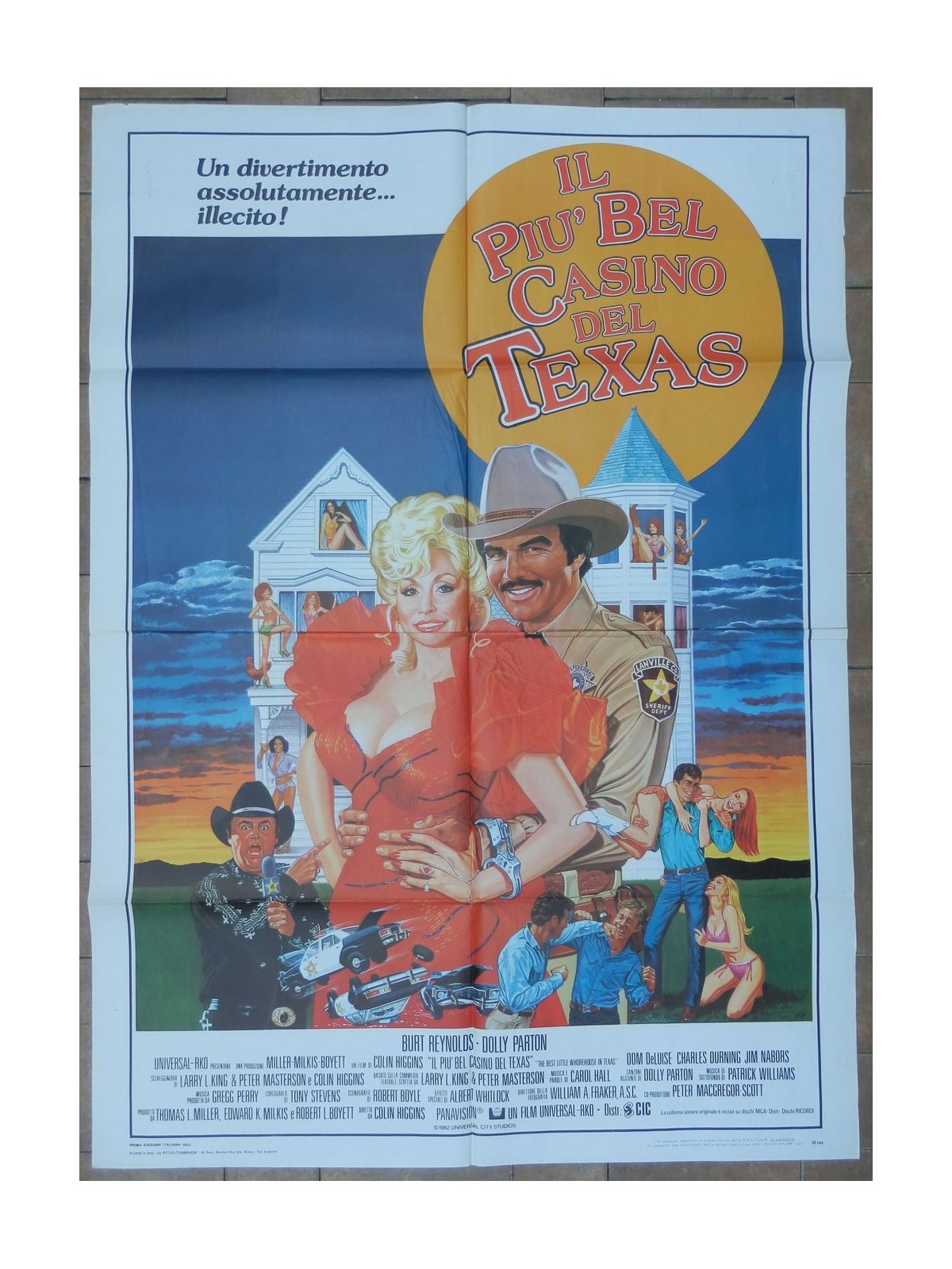 THE BEST CASINO IN TEXAS Original Movie Poster 2F