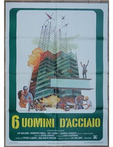 6 UOMINI D'ACCIAIO Manifesto cinematografico originale 2F