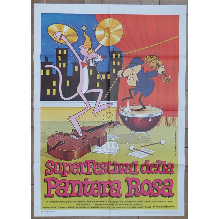 PINK PANTHER SUPERFESTIVAL Original Movie Poster 2F