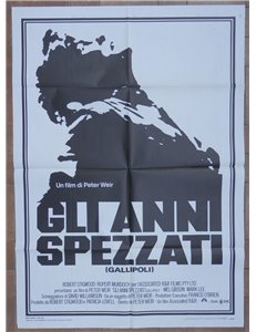 GLI ANNI SPEZZATI Manifesto cinematografico originale 2F