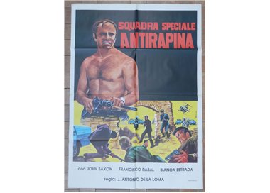 SQUADRA SPECIALE ANTIRAPINA Manifesto cinematografico originale 2F