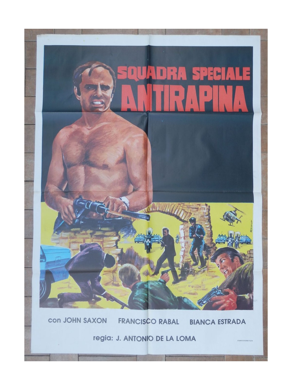 SPECIAL ANTI-ROBBERY SQUAD Original Movie Poster 2F