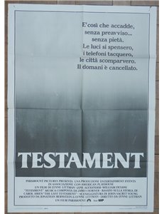 TESTAMENT Manifesto cinematografico originale 2F