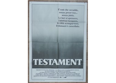 TESTAMENT Manifesto cinematografico originale 2F