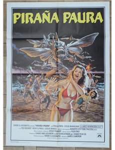 PIRANA PAURA Manifesto cinematografico originale 2F