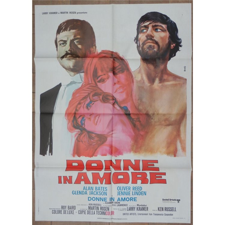 DONNE IN AMORE Manifesto cinematografico originale 2F a