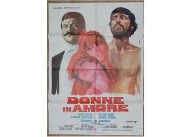 DONNE IN AMORE Manifesto cinematografico originale 2F a