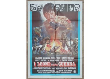 I LEONI DELLA GUERRA Manifesto cinematografico originale 2F