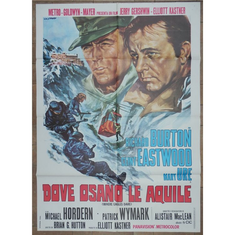 WHERE EAGLES DARE Original Movie Poster 2F a