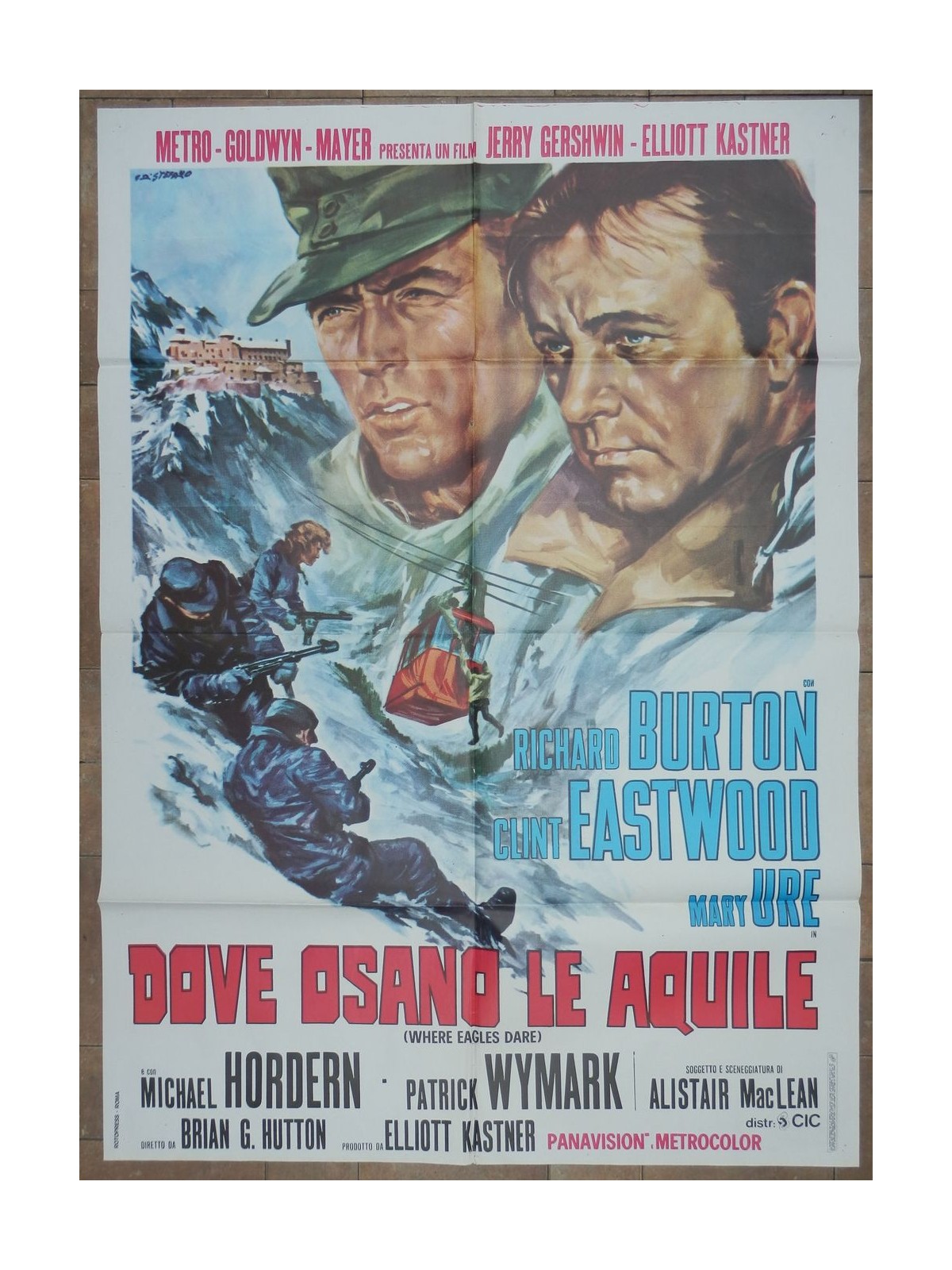 WHERE EAGLES DARE Original Movie Poster 2F a