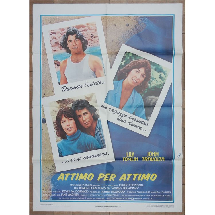 ATTIMO PER ATTIMO Manifesto cinematografico originale 2F b
