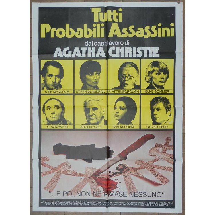 AND THEN THERE WERE NONE Original movie poster 2F