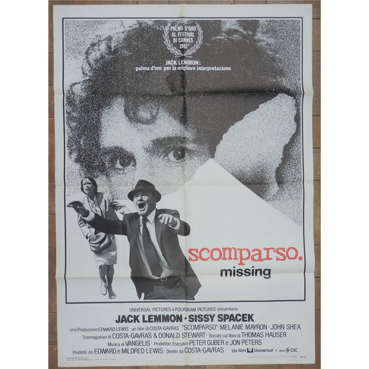 MISSING Original Movie Poster 2F