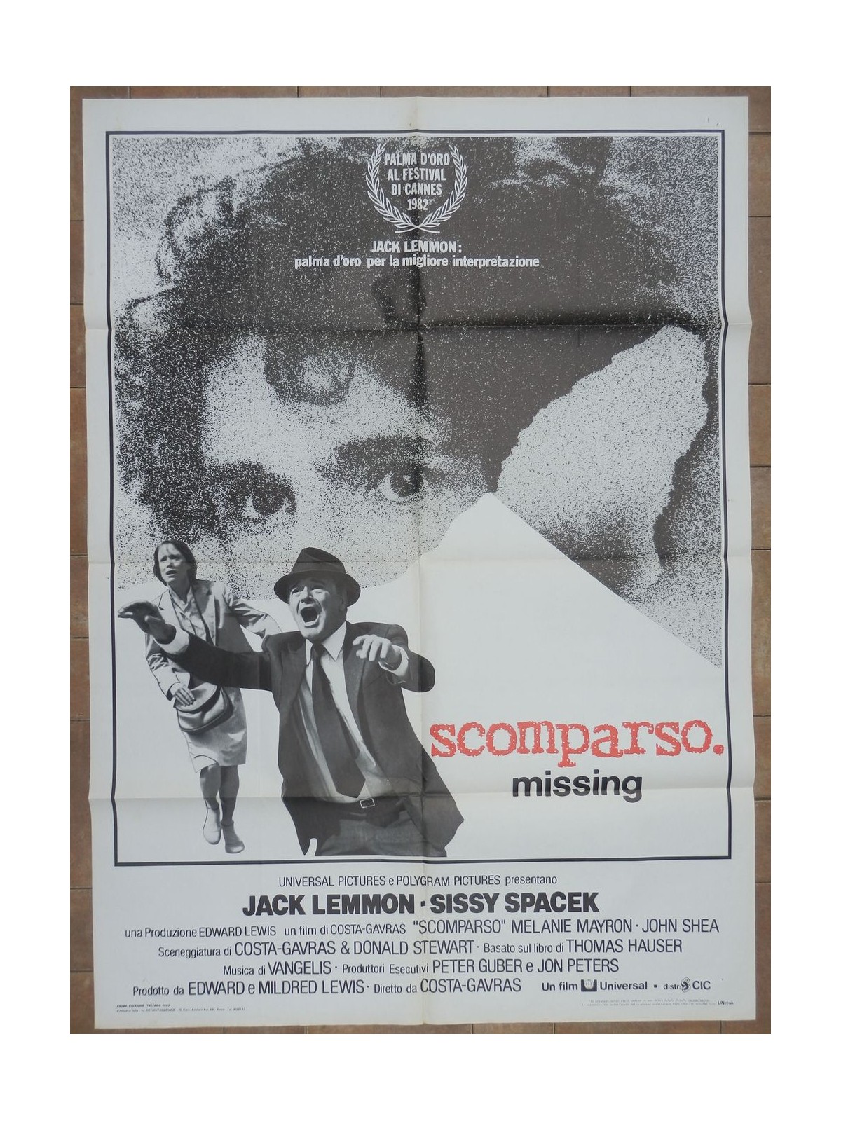 MISSING Original Movie Poster 2F
