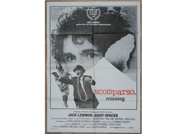 SCOMPARSO MISSING Manifesto cinematografico originale 2F a
