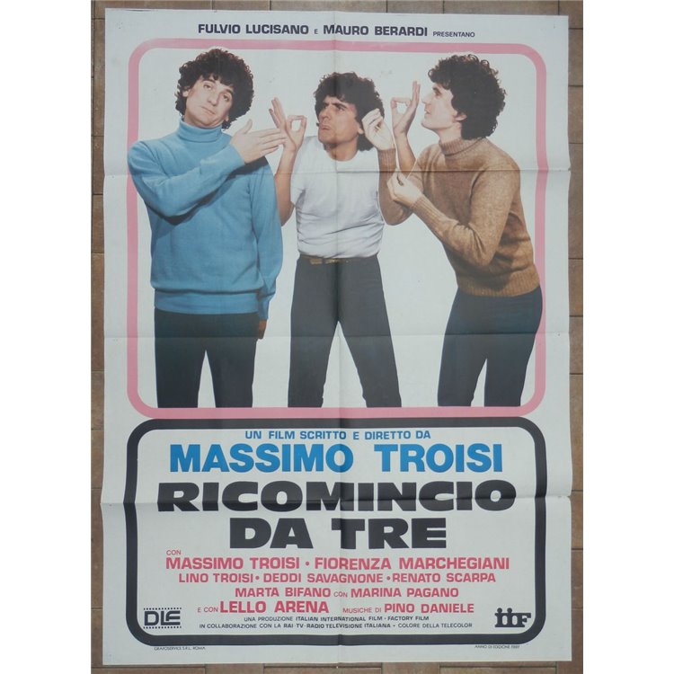STARTING AGAIN FROM THREE Original Film Poster 2F