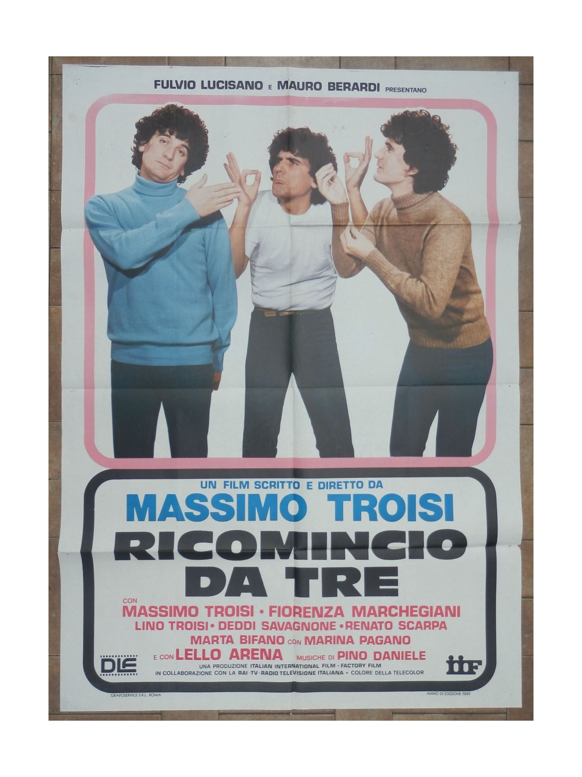 STARTING AGAIN FROM THREE Original Film Poster 2F