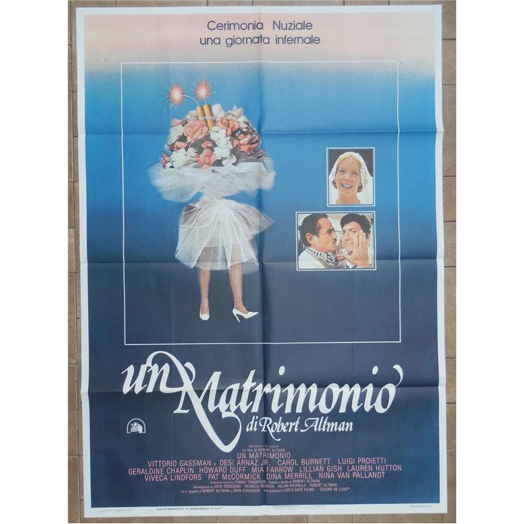 UN MATRIMONIO Manifesto cinematografico originale 2F