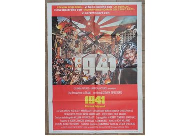 1941 ALLARME A HOLLYWOOD Manifesto cinematografico originale 2F