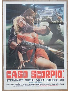 THE EYE OF THE SPIDER (SCORPIO CASE) Original Movie Poster 2F
