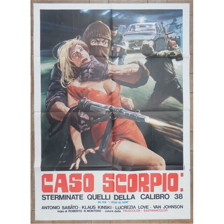 L'OCCHIO DEL RAGNO (CASO SCORPIO) Manifesto cinematografico originale 2F