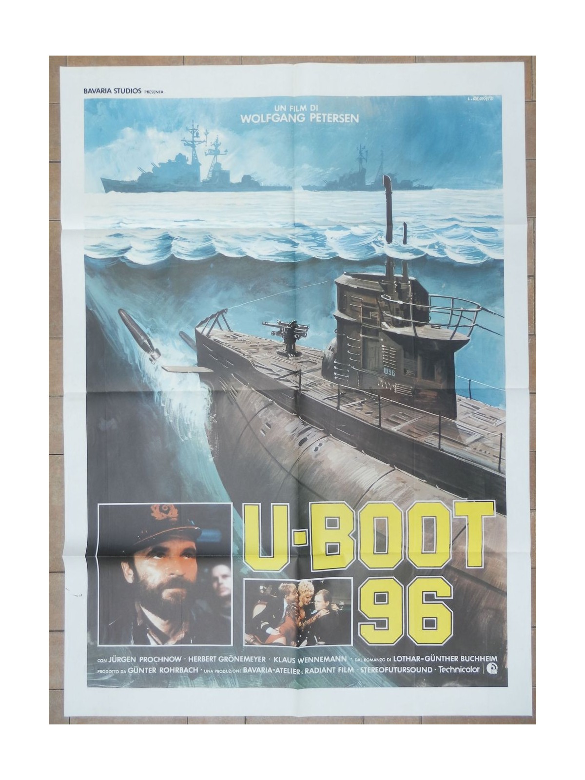 U-BOOT 96 Manifesto cinematografico originale 2F