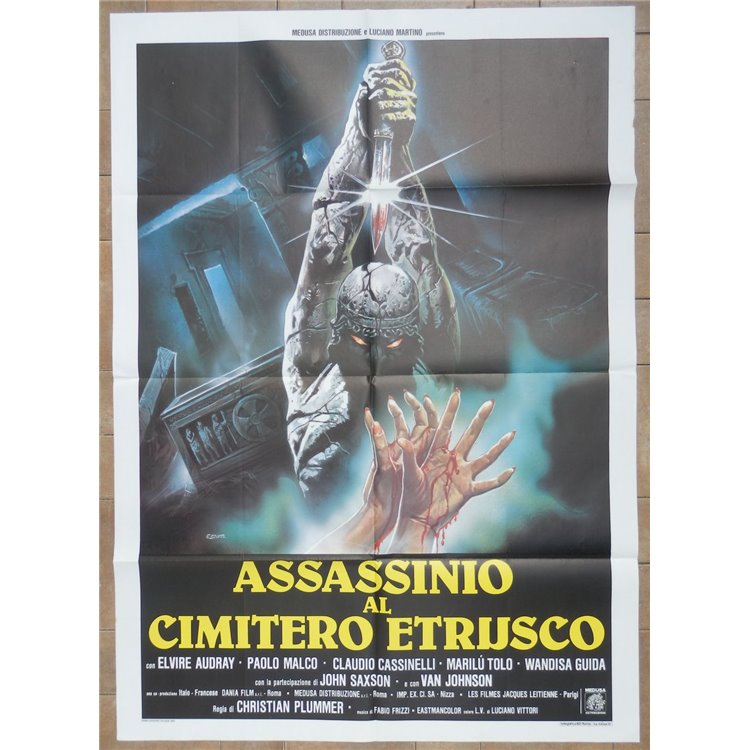 MURDER AT THE ETRUSCAN CEMETERY Original Movie Poster 2F