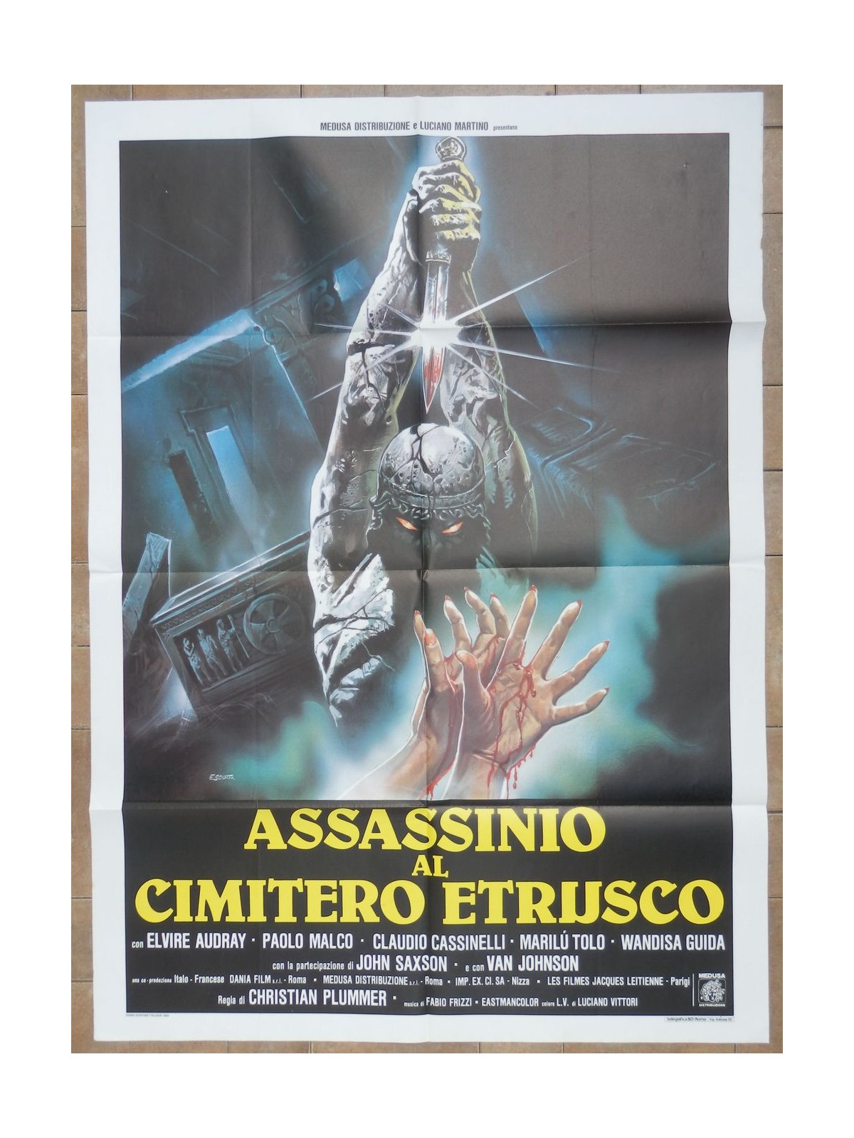 MURDER AT THE ETRUSCAN CEMETERY Original Movie Poster 2F