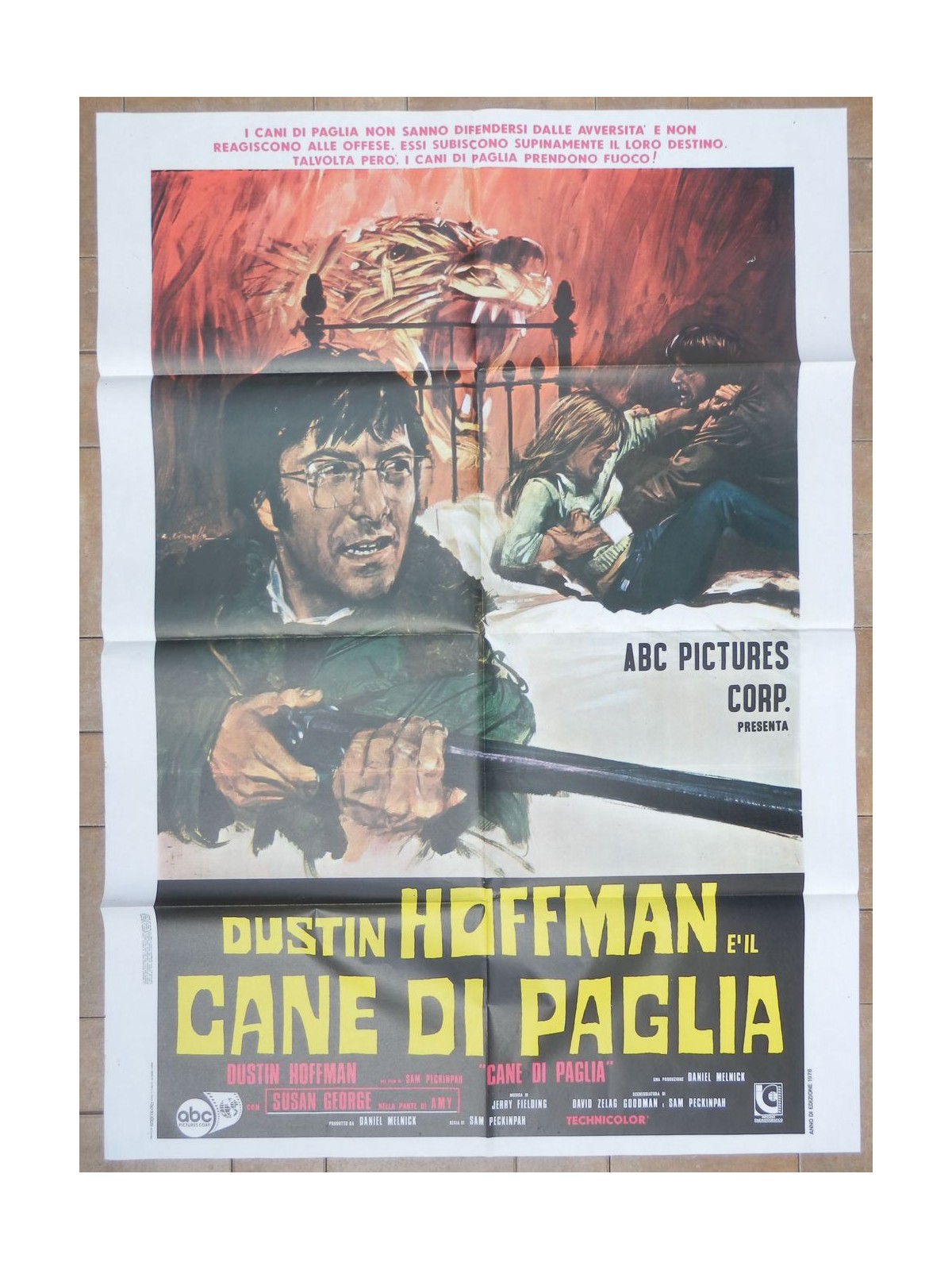 STRAW DOGS Original Movie Poster 2F
