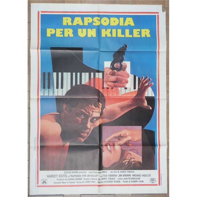 RHAPSODY FOR A KILLER Original Movie Poster 2F