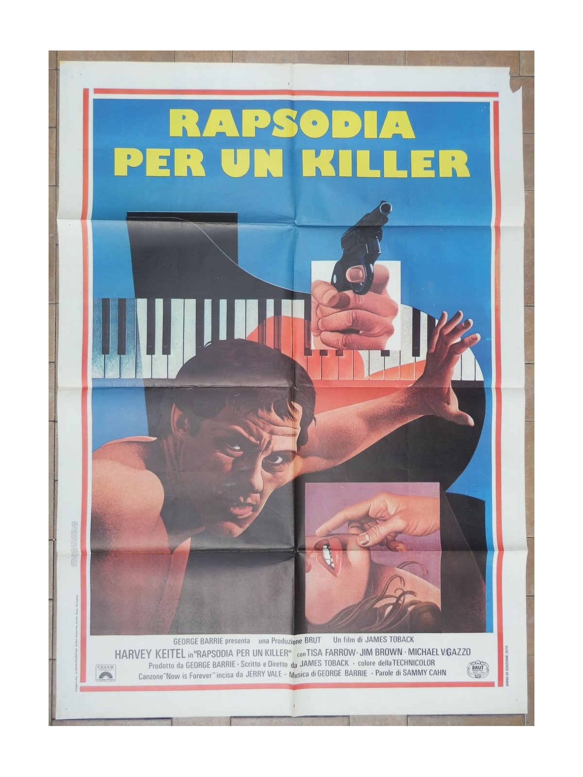 RHAPSODY FOR A KILLER Original Movie Poster 2F