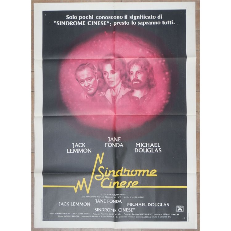 SINDROME CINESE Manifesto cinematografico originale 2F