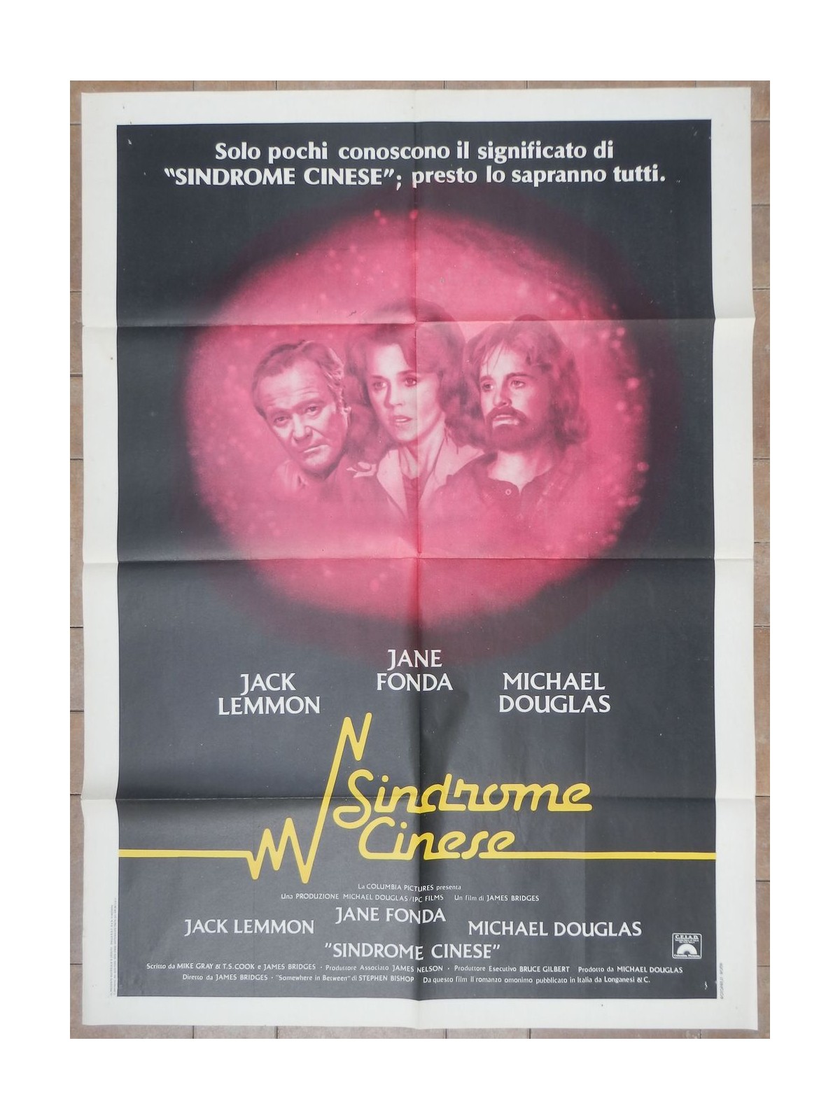 SINDROME CINESE Manifesto cinematografico originale 2F
