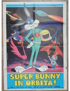 SUPER BUNNY IN ORBITA Manifesto cinematografico originale 2F