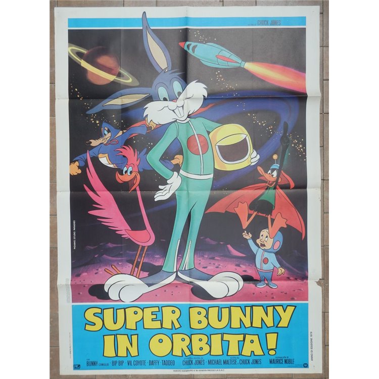 SUPER BUNNY IN ORBIT Original Movie Poster 2F