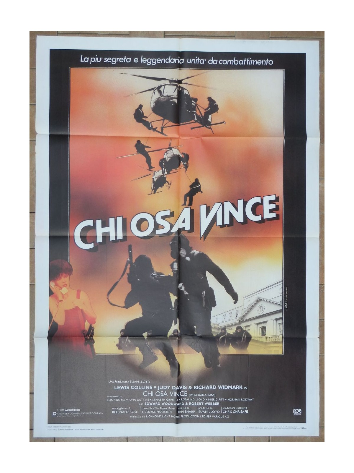 WHO DARES WINS Original Movie Poster 2F