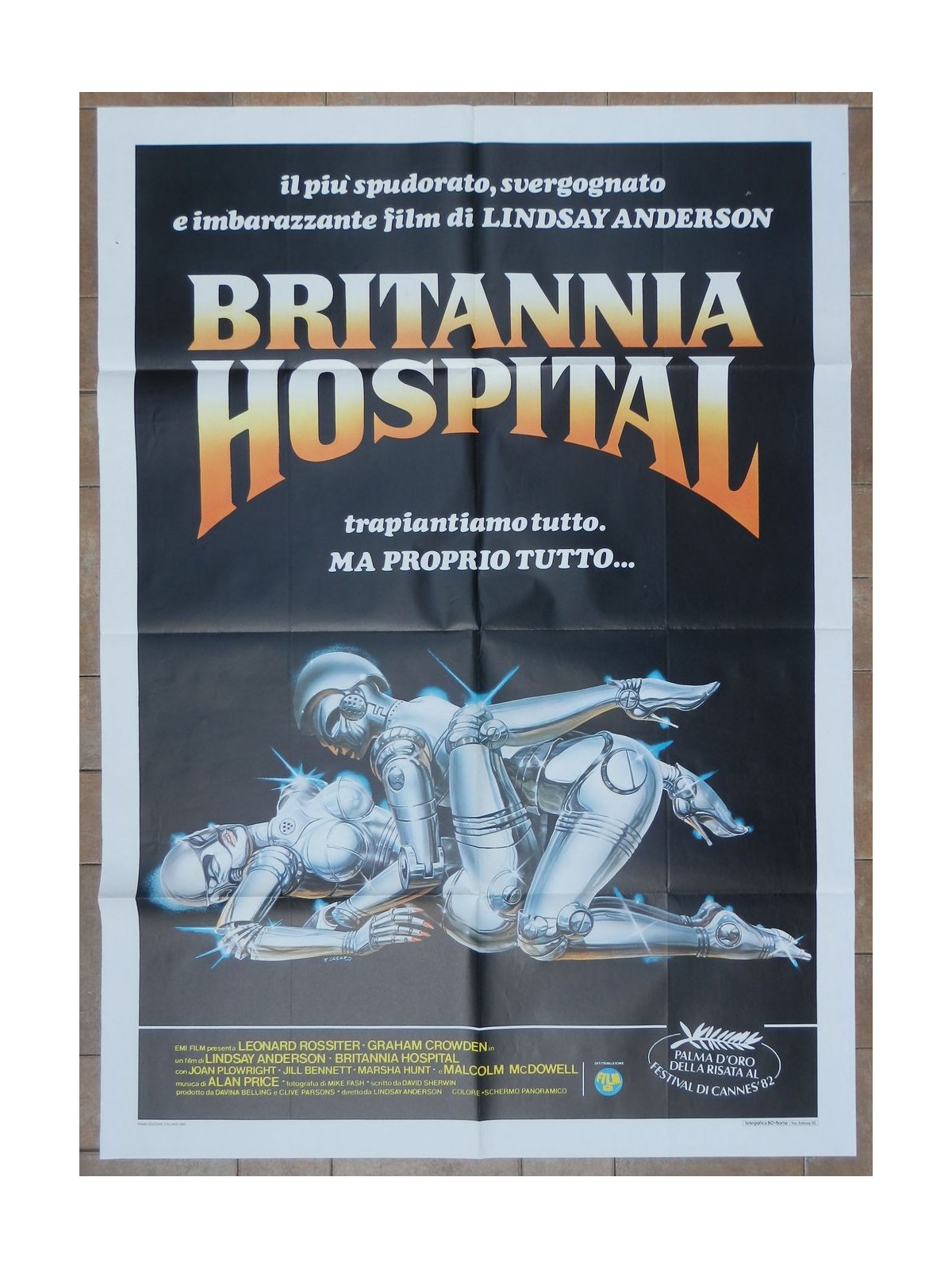 BRITANNIA HOSPITAL Original Movie Poster 2F