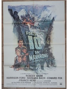 FORZA 10 DA NAVARONE Manifesto cinematografico originale 2F