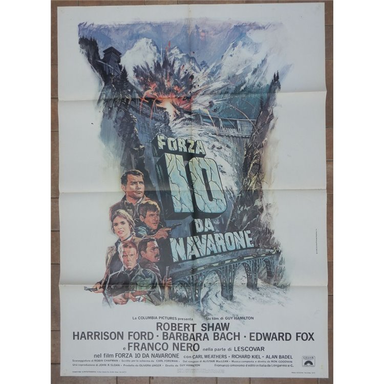 FORZA 10 DA NAVARONE Manifesto cinematografico originale 2F
