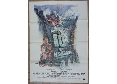 FORZA 10 DA NAVARONE Manifesto cinematografico originale 2F