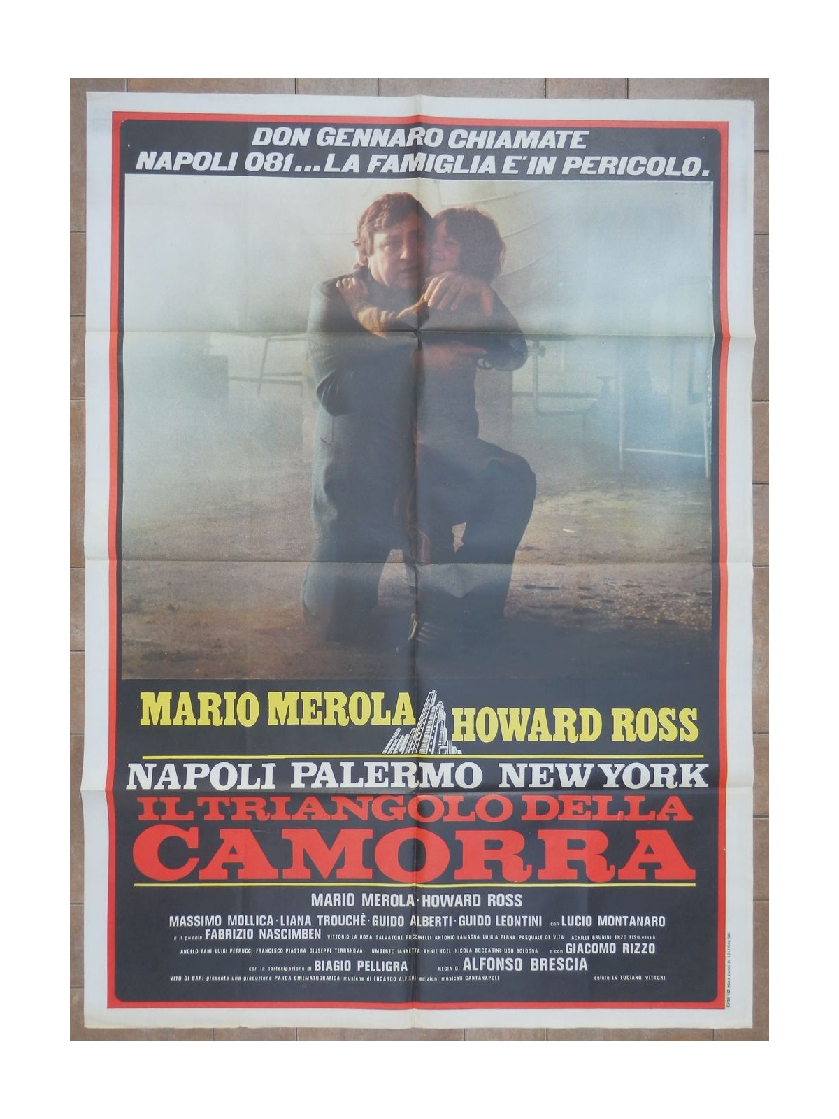 IL TRIANGOLO DELLA CAMORRA Manifesto cinematografico originale 2F
