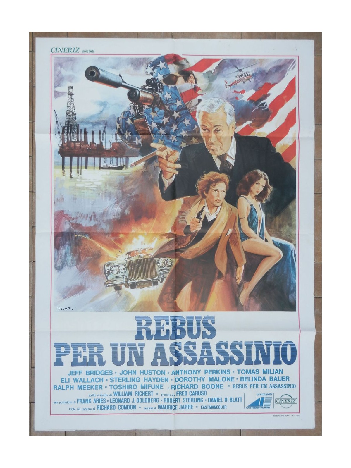 REBUS PER UN ASSASSINIO Manifesto cinematografico originale 2F