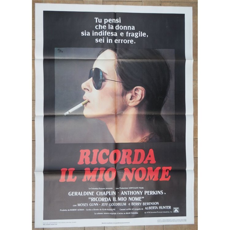 REMEMBER MY NAME Original Movie Poster 2F