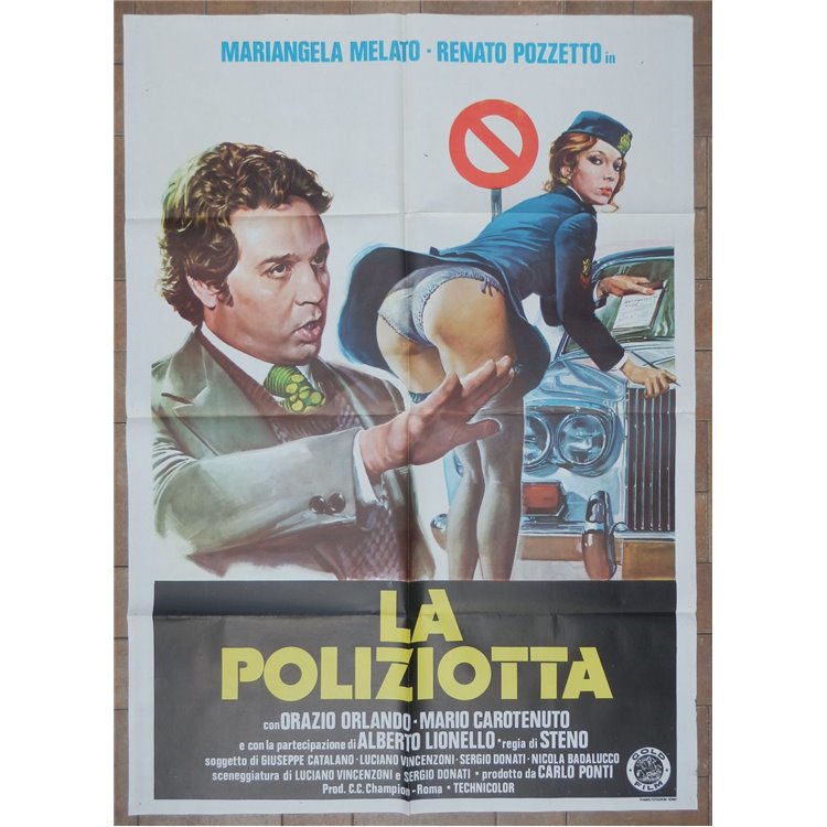 LA POLIZIOTTA Manifesto cinematografico originale 2F