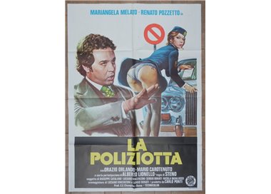 LA POLIZIOTTA Manifesto cinematografico originale 2F